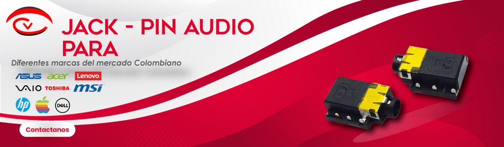 Jack de Audio para Laptops | Repuestos Originales y Compatibles | Compuvision