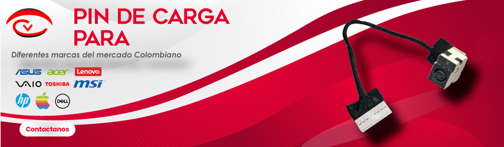 Pin de Carga para Laptops | Repuestos Originales y Compatibles | Compuvision