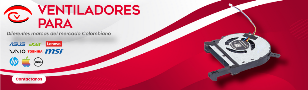 Ventiladores para Laptops | Repuestos Originales y Compatibles | Compuvision